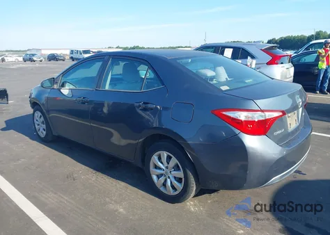 2015 Toyota Corolla Le из США, поврежденный, VIN 2T1BURHE3FC250364